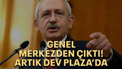 Genel merkezden çıktı! Artık dev plaza’da